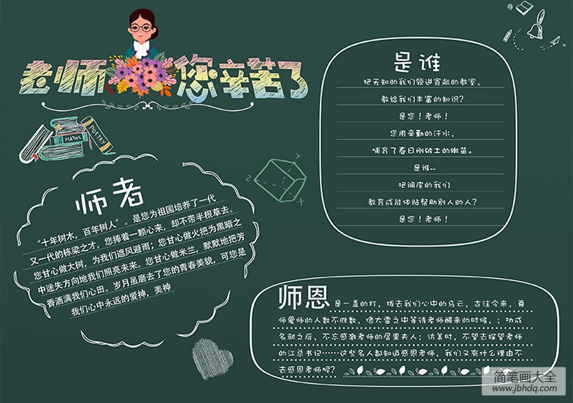 教师节手抄报图片