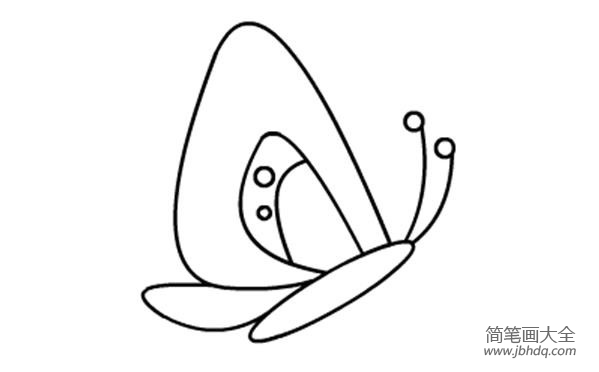 儿童简笔画图片蝴蝶