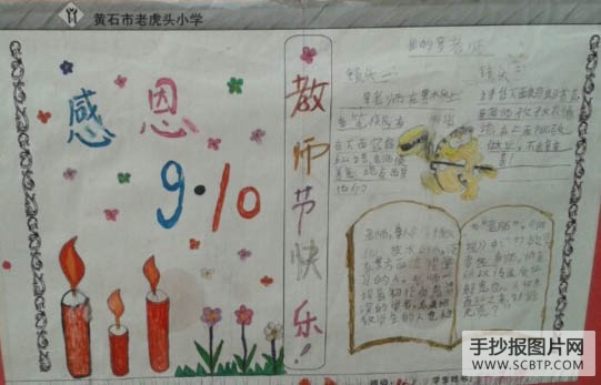 老师:您们辛苦了的手抄报