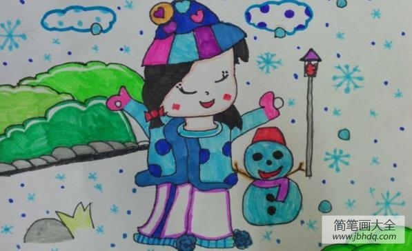 儿童画最爱冬天