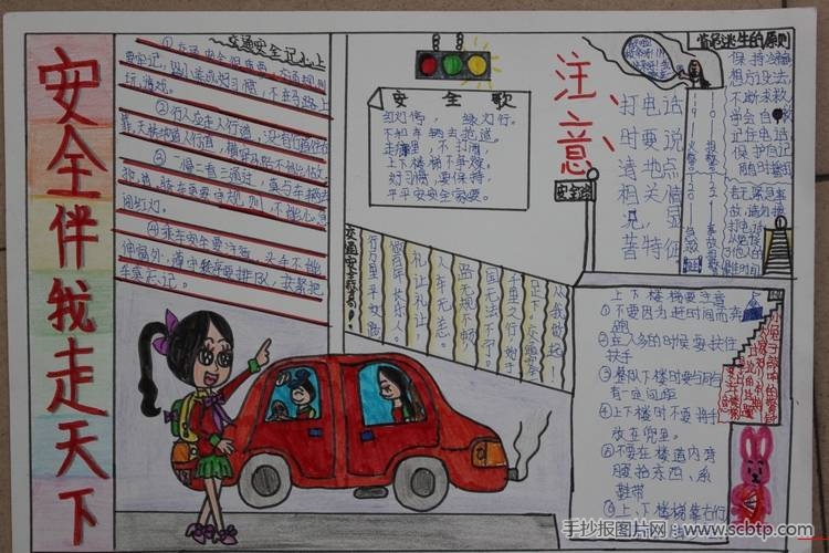 小学生安全报:安全在我心中