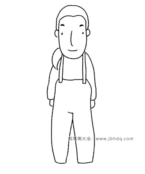 5.画出两只手臂。