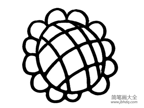 向日葵简笔画画法