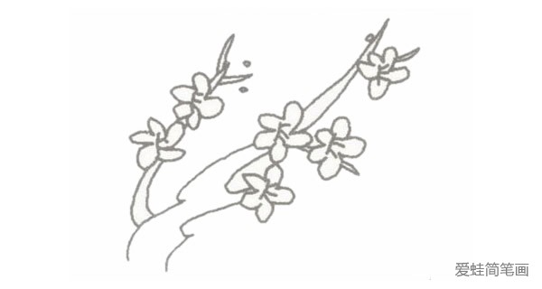 梅花简笔画