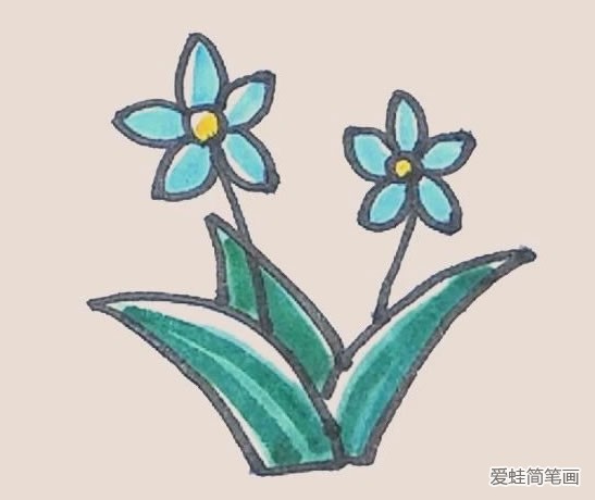 水仙花简笔画