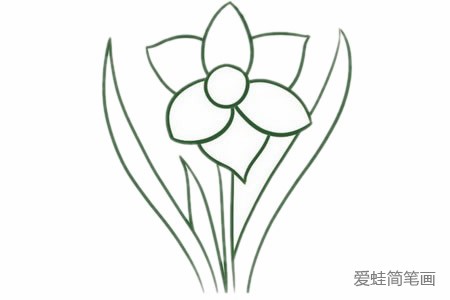 水仙花简笔画