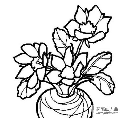 幼儿园花朵简笔画 可爱花朵简笔画