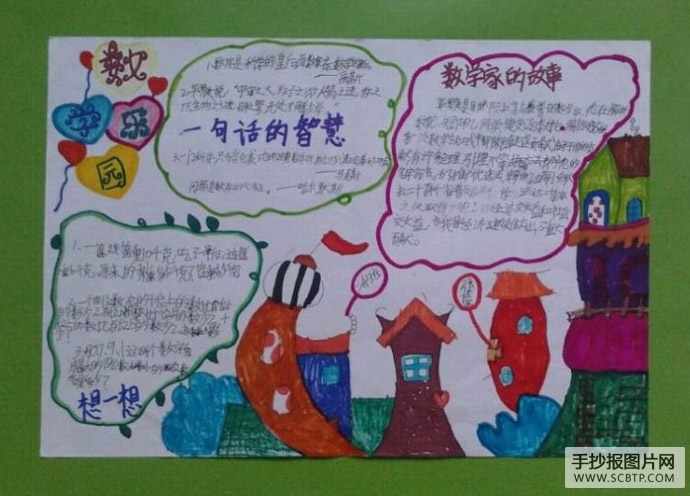 学数学,用数学的手抄报