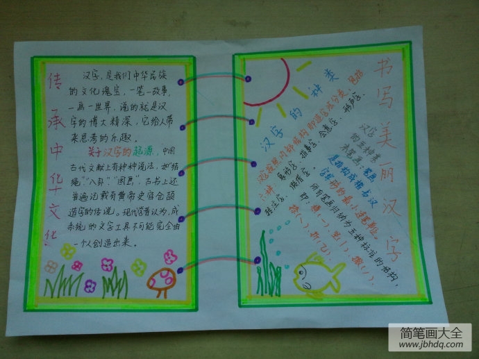 书写美丽汉字,传承中华文化