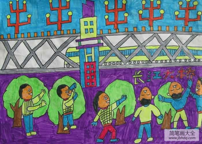 长江大桥的美丽