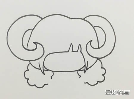 白羊座女孩简笔画Q版