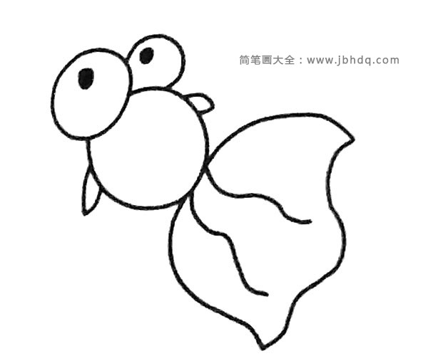 金鱼简笔画图片1