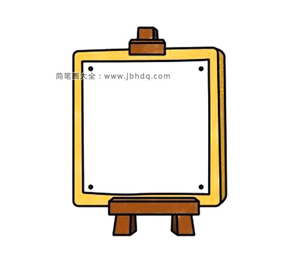 棕色淡黄涂上边