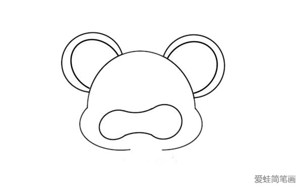 卡通老鼠怎么画简笔画