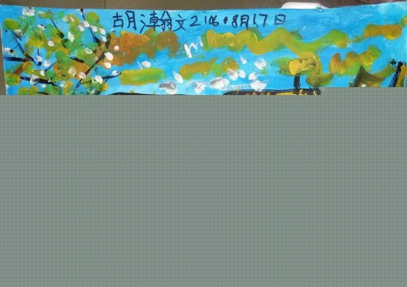 乡村的秋色儿童画秋天优秀作品分享