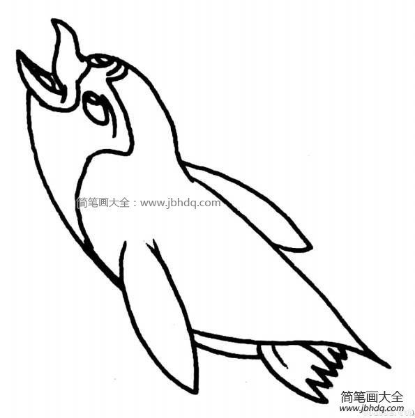 要食物的企鹅