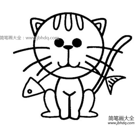 偷吃鱼的小猫