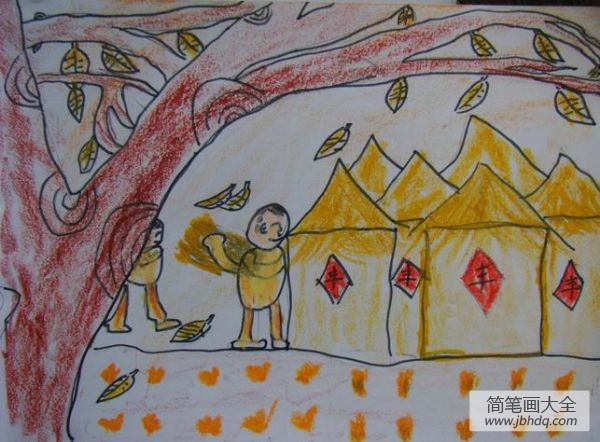 关于秋天的图画图片-秋天的丰收之美