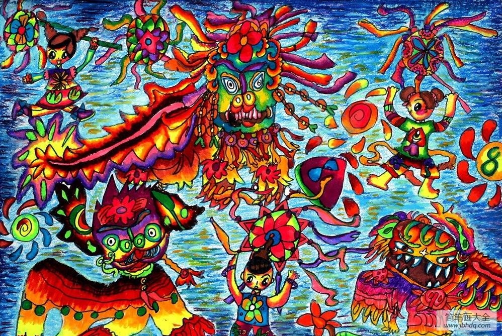 舞狮庆新年