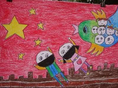 幼儿国庆节简笔画 关于国庆节的简笔画2016