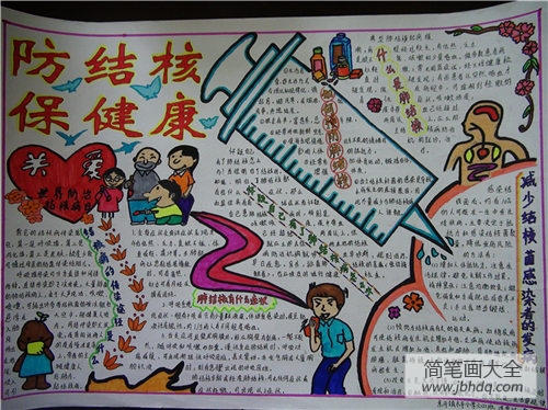 防治结核病宣传手抄报