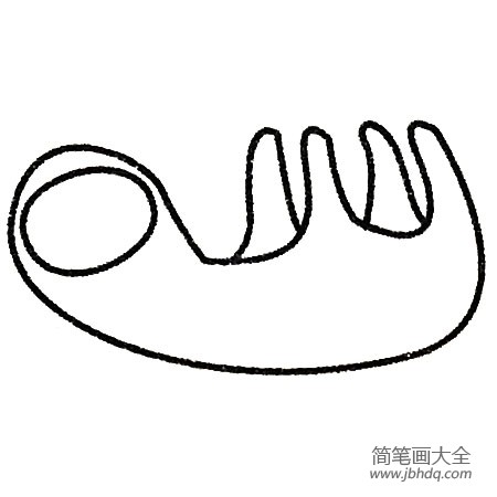 树懒简笔画大全及画法步骤