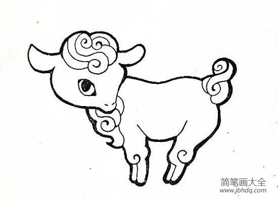 儿童简笔画 关于羊的简笔画