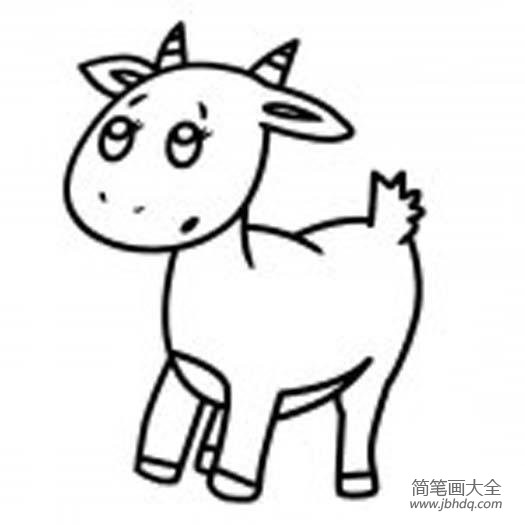 关于羊的简笔画图片