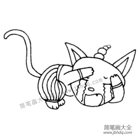 4.画出身体并添加一些小的细节就玩了。