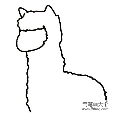 羊驼简笔画大全及画法步骤