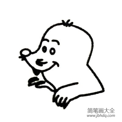 鼹鼠简笔画大全及画法步骤