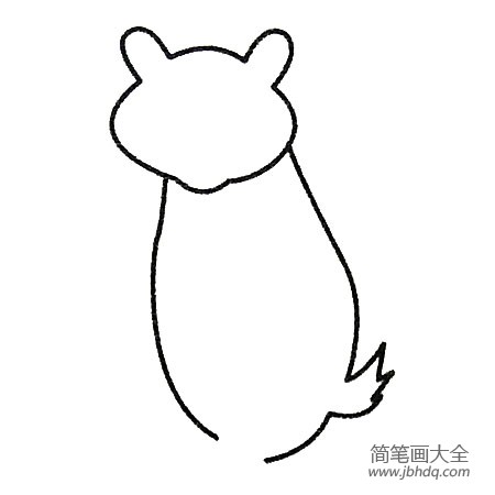 獾简笔画大全及画法步骤