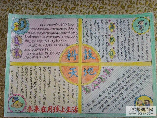 一、绿色环保,爱我家园科学手抄报