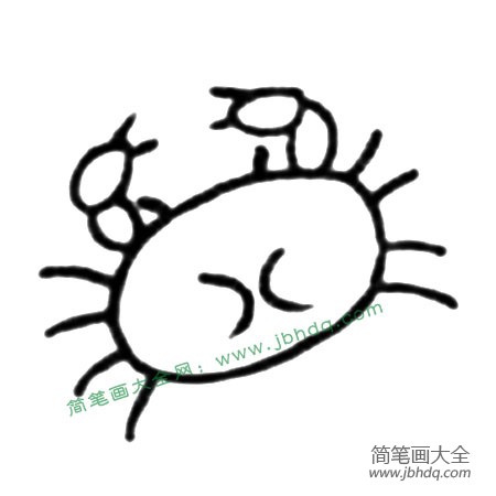 3.然后画的腿。