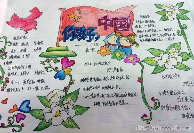 2015小学生国庆手抄报图片