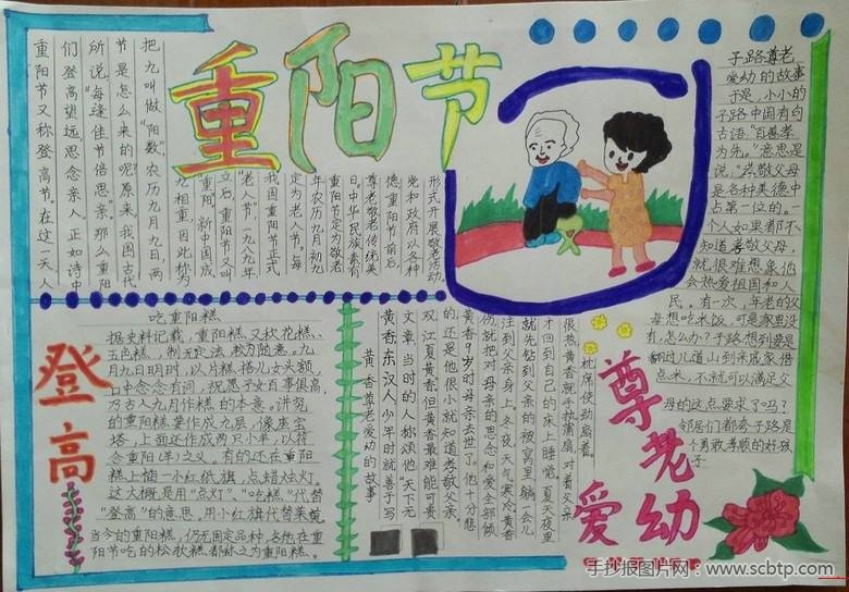 重阳节手抄报图文资料大全