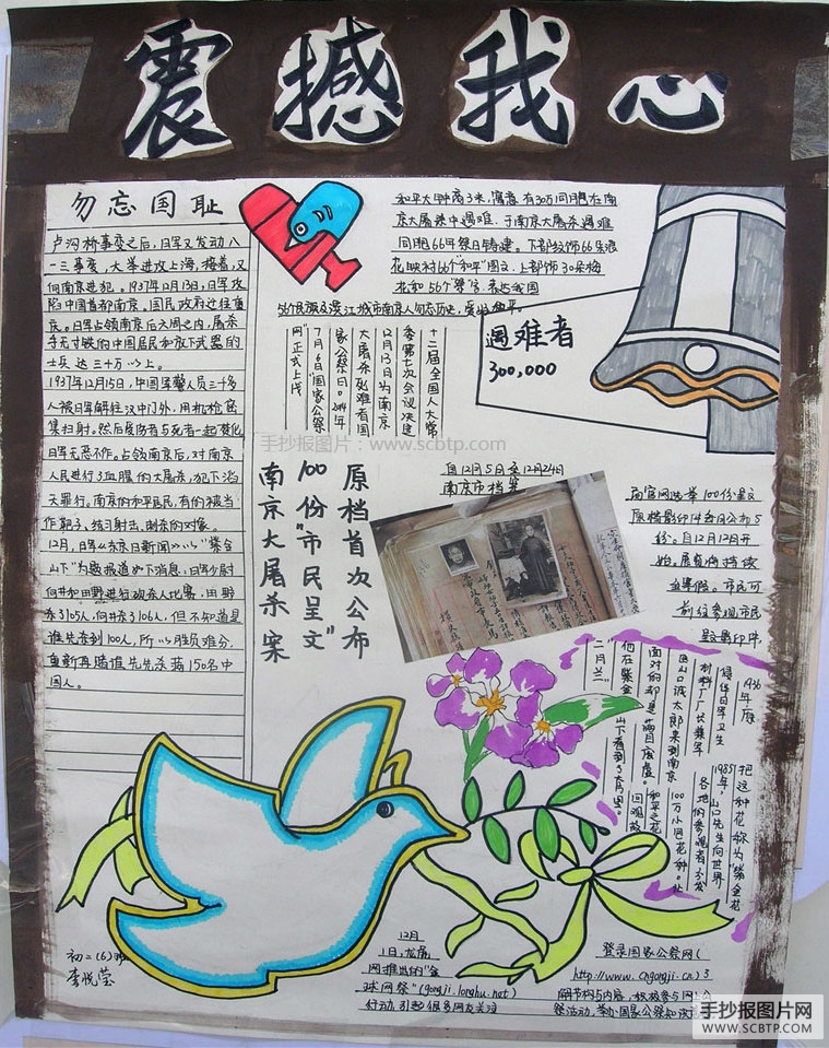 震撼我心,南京大屠杀遇难者30万!