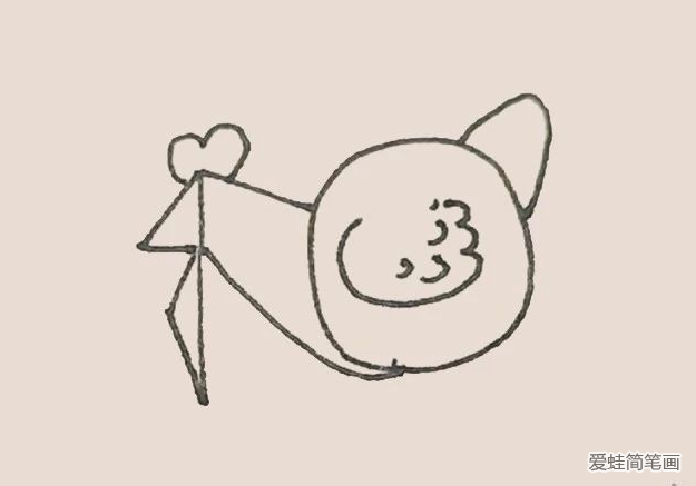 简笔画之公鸡