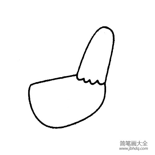 公鸡简笔画实例及步骤