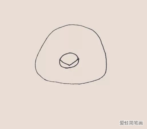 破壳小鸡简笔画