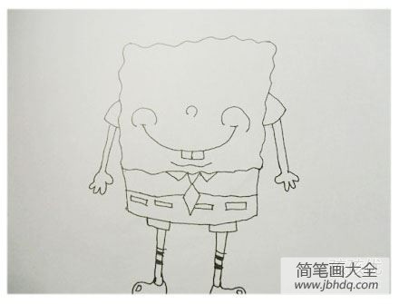 画海绵宝宝的超详细步骤