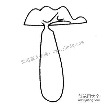 猴面包树简笔画大全及画法步骤