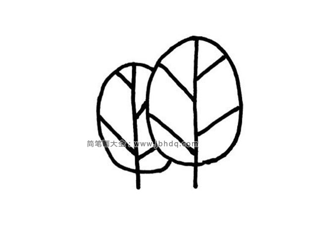 简单的大树简笔画5
