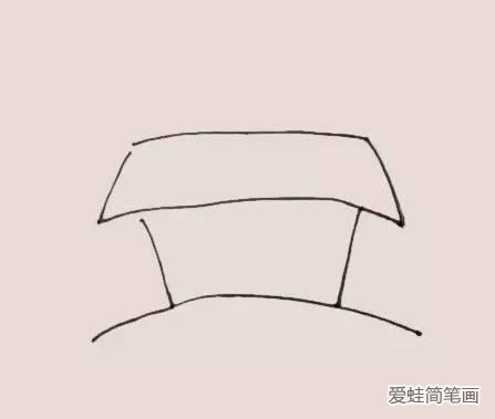 房子小树简笔画