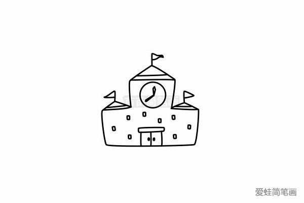 学校简笔画