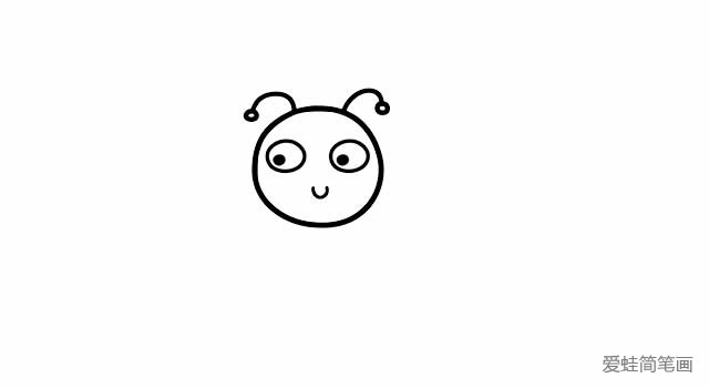 毛毛虫简笔画