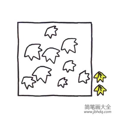 四步画出可爱简笔画 爬山虎爬呀爬