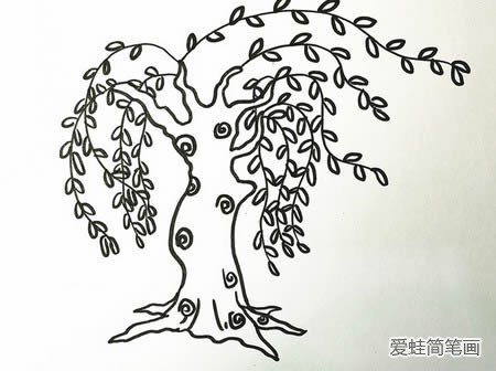 垂柳简笔画