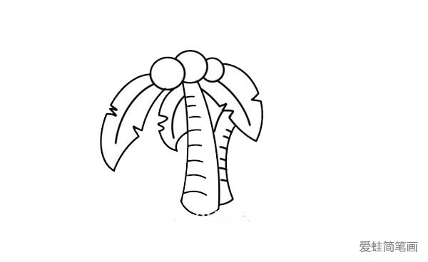 椰子树简笔画
