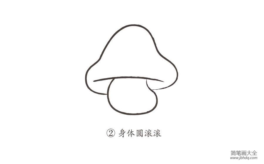 学画可爱的蘑菇